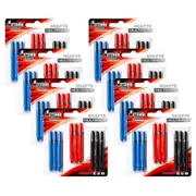 24pc Formula Sports Nylon Dart Ring Grip Shafts Accessory Medium 48mm Assorted