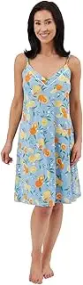 [Slumber Hut] Lemon Fruit Chemise IN44341 Blue 20-22, Chemise - Blue, 16-18