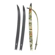 ILF H-21'' 64'' Recurve Bow limbs Takedown 30-60lbs Archery Shooting Target Hunt