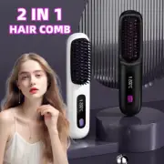 Hair Straightener Black Friday 2 In 1 Straight Hair Comb Wireless Hair Straighte