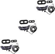 BESPORTBLE 3 Sets Little Pet Bat Strap Carriers Decorative Reptile Rope Reptile Traction Leash Reptisoil Lizards Outdoor Reptile Rope Portable Reptile Leash Lizard Traction Rope Cloth