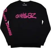 [Rock Off officially licensed products] Gorillaz Craker Island Pazuzu Spiral Sweatshirt