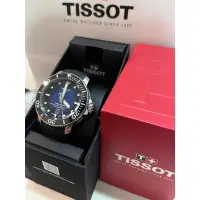 在飛比找蝦皮購物優惠-Tissot seastar 2000 深藍款 機械錶 矽膠