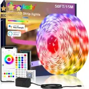 LED Strip Lights 15m Wifi Smart RGB Alexa Google App Music Sync Bedroom Decor