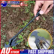 Garden Hand Weeder Rake Weeding Weed Remover Puller Manual Tool Stainless Steel⊕