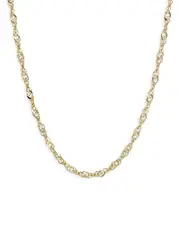 Bloomingdale's Fine Collection 14K Yellow Gold Solid Singapore Chain Necklace, 24