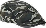 [WITHMOONS] Military Camouflage Newsboy Flat Cap Ivy Gatsby Hat YZ30104