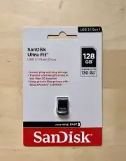 SanDisk Ultra Fit 128GB USB 3.1 Flash Drive
