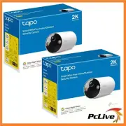 TP-Link Tapo TC82 2 Pack Wire-Free Indoor / Outdoor Security Camera Color Night