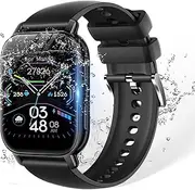 ZYVICXFJ Smart Watch 1.85” Large Screen for Men and Women, Bluetooth 5.4 with Call Function Pedometer Wristwatch Sports Watch Multiple Exercise Modes Call/Message Notification Music Playback