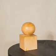 Set of two Natural Wood Bookend/ Paper weight