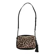 Michael Kors Jet Set Camera Bag - Haircalf Leather Crossbody - Designer Purse