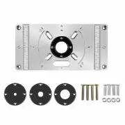 Lightweight Aluminum Router Table Insert Plate for Transport and Storage