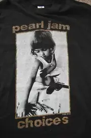 Rare Vintage 1992 Pearl Jam Shirt NEVER WORN Concert Tour Vedder Poster Nirvana