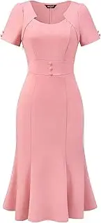 [Allegra K] Women's Pencil Dress, Business Elegant Cocktail Mermaid Sheath Dress