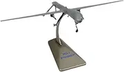 Generic Aircraft Model 1:72 MQ-1, Model of Recognition Plane with Home Base, Bar Shelf, Desk Decoration