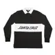 Santa Cruz 44642554-BLK Striker L/S Rugby 長袖 POLO衫 (黑色) 化學原宿