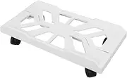HOODANCOS PC Desktop Computer Bracket Hutch Laptop Stand for Desk Monitor Arm Computer Tower Stand Desk Stand Adjustable Mobile CPU Stand Desktop Stand Riser Hanger Desk Organizer White Abs