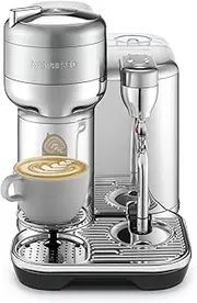 Breville Nespresso Vertuo Creatista Single Serve Coffee Maker, Espresso Machine, BVE850BSS, Brushed Stainless Steel