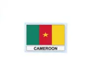 Patch badge iron on glue flag country CMR cameroon