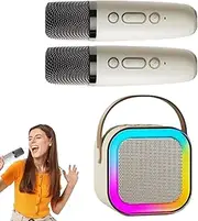 Portable Speaker with Microphone | Portable Conference Room Microphone Wireless Home Audio Speakers | Small Powerful Karaoke Machine for Thanksgiving, Christmas