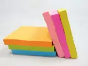 100 Sheets Post-It Notes 75mm Sticky Pop Up Office Tabs Square Pad Bulk Pack New