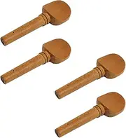 4X Violin Fiddle Tuning Peg Set 4/4 Size Wooden Replacement Jujube Wood