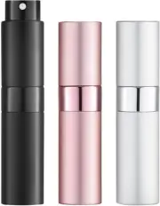 3 Pack Atomizer Perfume Spray Bottle, 8ML Refillable Mini Perfume Atomizer Empty