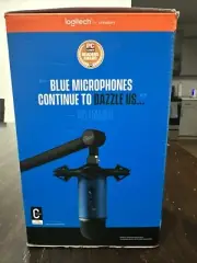 Logitech Blue Yeti Premium MultiPattern USB Condenser Microphone PC/Mac Midnight