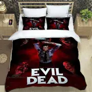 v961 Bed Sheets The Evil Dead printed Bedding Sets exquisite supplies set duvet cover bed comforter set bedding set luxury birthday gift 3-Piece Beddi
