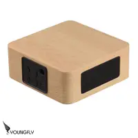 在飛比找PChome24h購物優惠-【Youngfly】YF-Q1A CUBE時尚木質藍牙音箱 