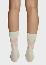 Natural Reaction Crew Socks - White