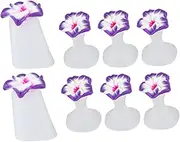 Beatifufu 8pcs Manicure Separator Toe Dividers Silicone Toe Separators for Pedicure Nail Art Comfortable and Non-slip Design