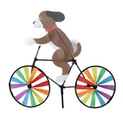 Windmill Toy Garden Wind Spinner Windmills Cat Dog Bike Rainbow Wind Wheel Windmill Outdoor Toy Decor-Yellow Cat