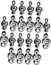 GANAZONO 20Pcs Mini Erasers Cute Music Note Shaped Erasers for Students Portable and Lightweight for Classroom Rewards Party Favors and School Supplies