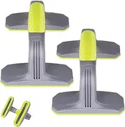 Pushup Handles | Pack of 2 Push up Bars - Strength Training Equipment, Ergonomic Grips, Calisthenics Exerciser for Home Gym Workouts