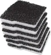 LTWHOME Carbon and Wool Filter Pads Set Fit for Blagdon Mini-Pond Pack of 6 Set