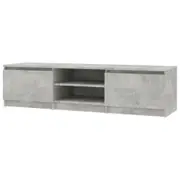 2 Door TV Cabinet Modern Furniture Entertainment Unit Stand Media Console Rack