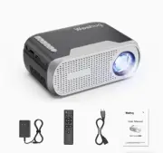 Woohug Mini Portable Projector Full HD 1080P HDMI,USB VF-240 Mini Projector