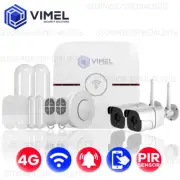 4G Alarm Home System Complete Security System PIR Sensor Camera Smoke Detector