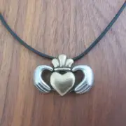 Claddagh Necklace Locket - Claddagh Pendant