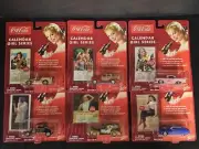 Johnny Lightning Coca Cola Calendar Girls Series 12 Car Set NIP