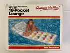 Vintage Intex 18 Pocket Lounge 1988 Pool Float “CAPTURE THE FUN!” NOS