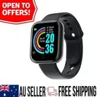 Smartwatch Smart Bluetooth Call Watch iPhone Samsung Android Men Women AUS BLACK