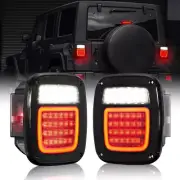 80Led Tail Brake Light w Licence Plate Side Marker For Jeep Wrangler CJ TJ YJ JK (for: Jeep)