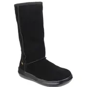 Rocket Dog Sugar Daddy Womens Calf Boots Black Suede Uk 5