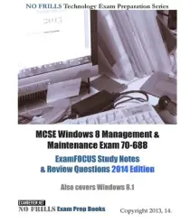 在飛比找博客來優惠-MCSE Windows 8 Management & Ma