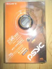 17V/NOSNEW/FACTORY SEALED SONY PSYC NW-E103 PSBLK MP3 WALKMAN/2005/256 MB!