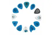 12 x Jim Dunlop Tortex 1.00mm Variety Guitar Picks Standard Flex Wedge