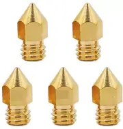 Extruder Nozzles Brass 5-pcs 0.4mm Genuine Creality Ender 3/5/3 Pro CR-10/10S